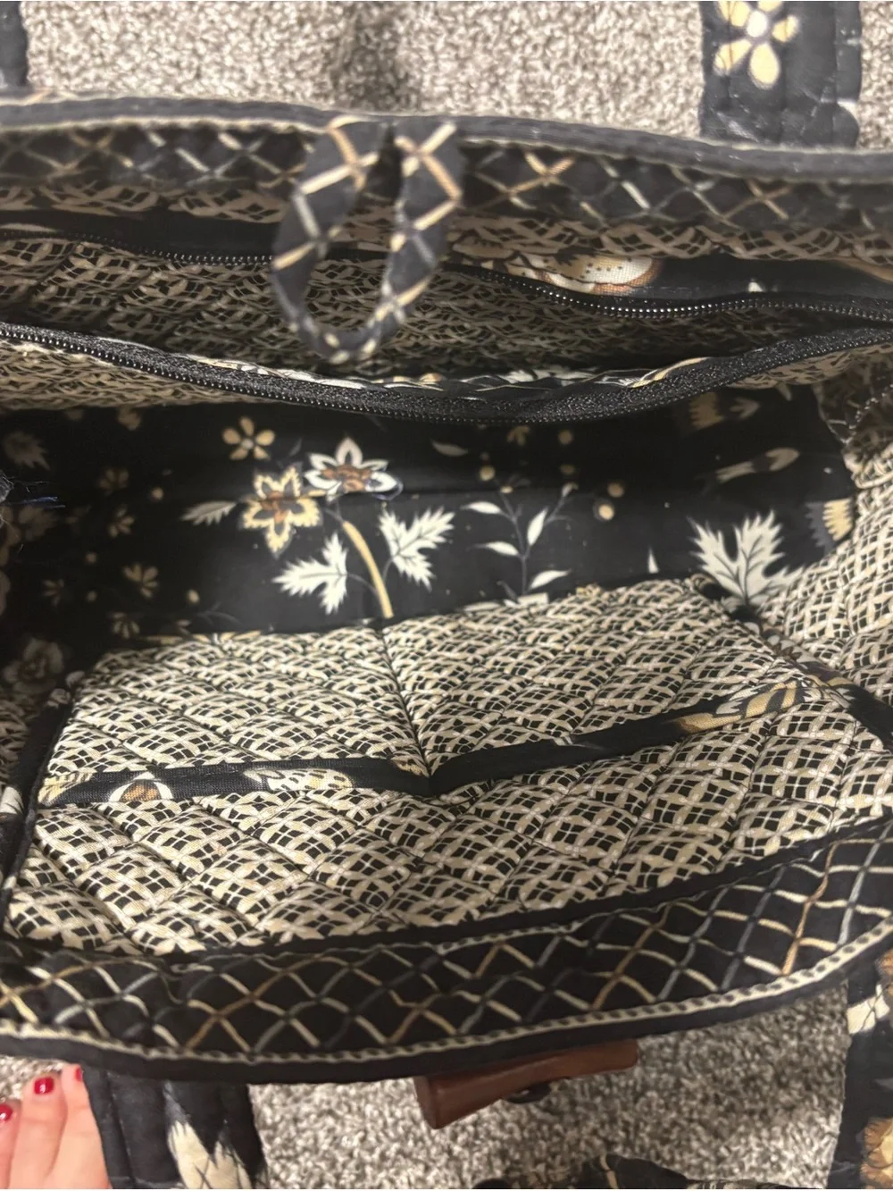 Vera Bradley padded quilted
